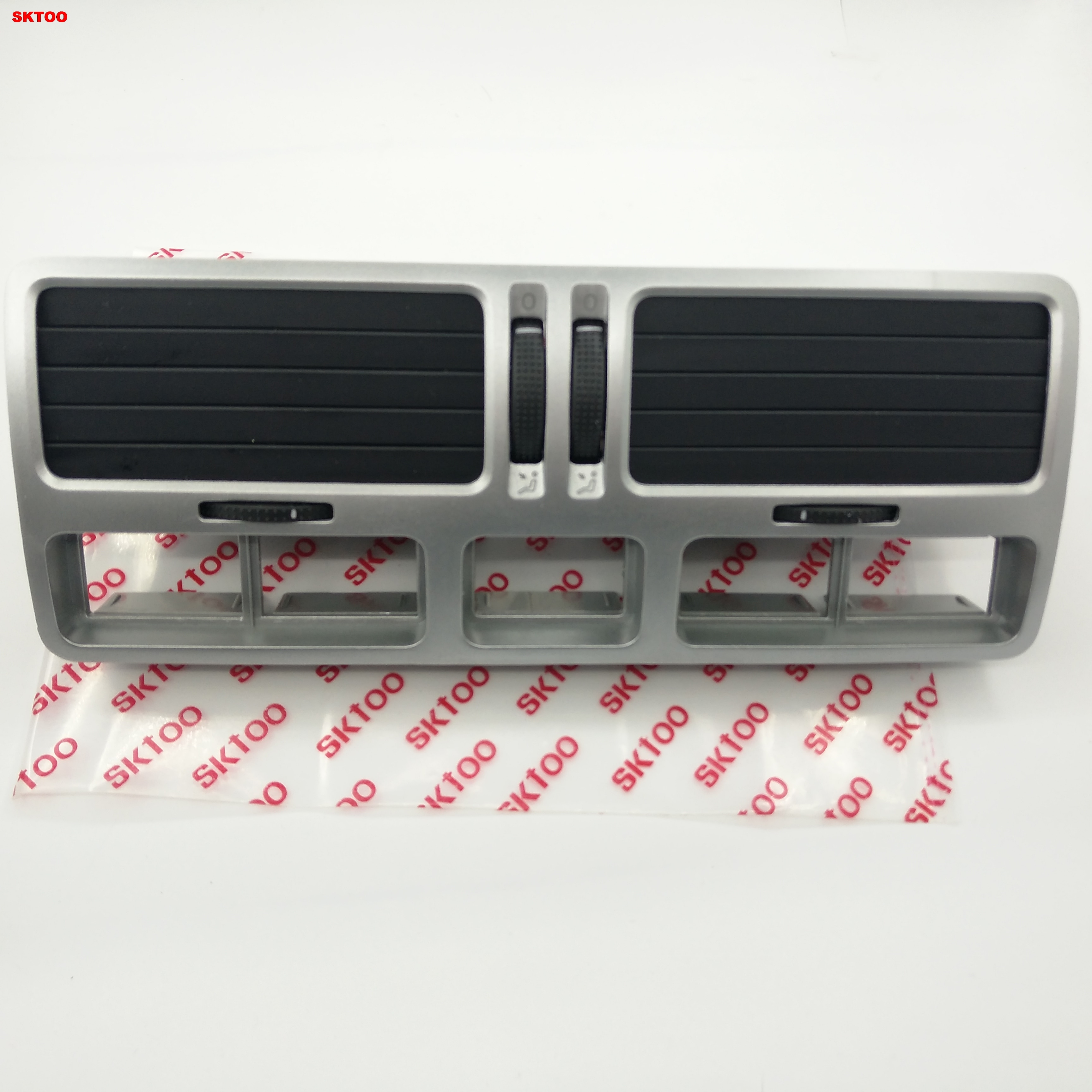 SKTOO plata para VW bora golf 4 instrumento salida de aire acondicionado central salida de aire 1JO 819 728G
