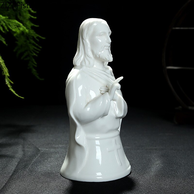 Christianity Sacred Object Ceramic Figures and Crafts Ornaments Modern Home Decoration Sculpture Christian Religious Statues