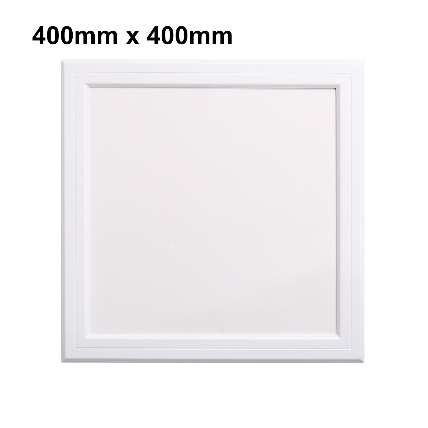 400x400mm Wall Ceiling Access Panel ABS White Inspection Plumbing Wiring Door Revision Hatch Cover: Default Title