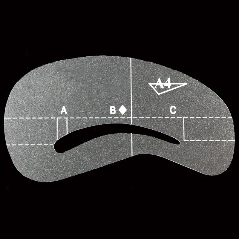 4 stücke Magie Augenbrauen Schablone machen-hoch Stile EINE Schablone Für sterben Augenbraue Zeichnung Vorlage Bilden Werkzeug bilden Für eyebrols Zubehör