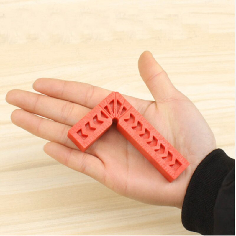 Plastic 90 degree right angle ruler woodworking tool auxiliary locator angle holder ist Positioning Tool