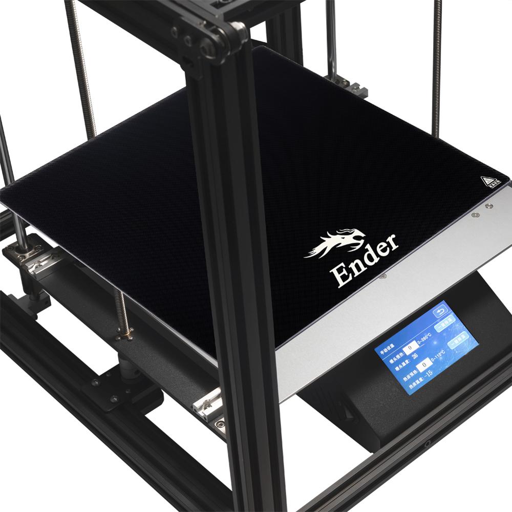 CREALITY Original Tempered Glass Build Plate Platform Hotbed Heated Bed Build Surface 377*370mm For Ender-5 Plus 3D Printer