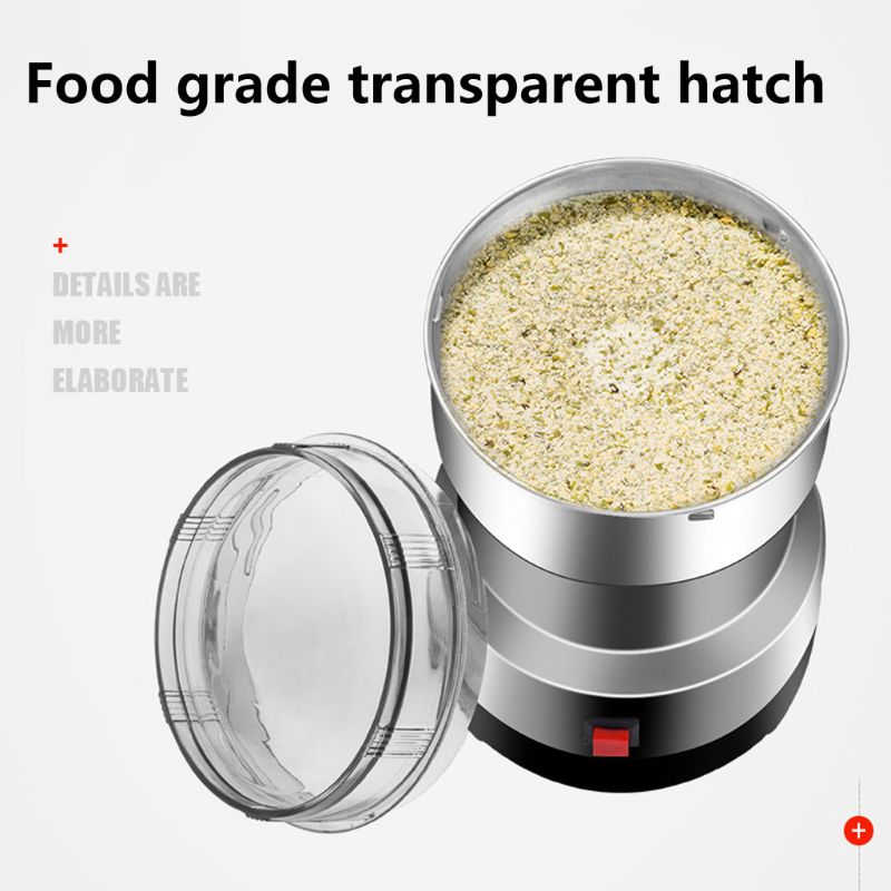 Electric Coffee Grinder Multifunction Stainless Steel Blade Cafe Spice Mill Blender Nut Bean Seeds Grinding Smash Machine