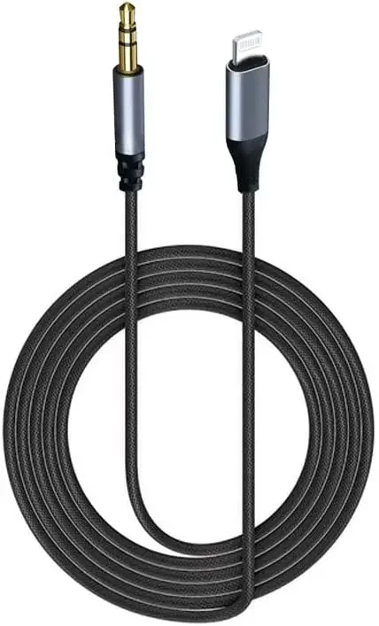 Lightning To 3.5mm Jack AUX Cable 8Pin To AUX 3.5mm Headphone Adapter Audio Cable Connector Splitter For iPhone Car Speaker: Default Title