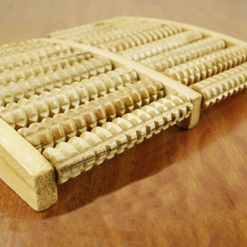 Houten Voet Massage Apparaat Acht Rij Voetmassage Apparatuur Massage Wiel Fabriek Directe Verkoop Supply