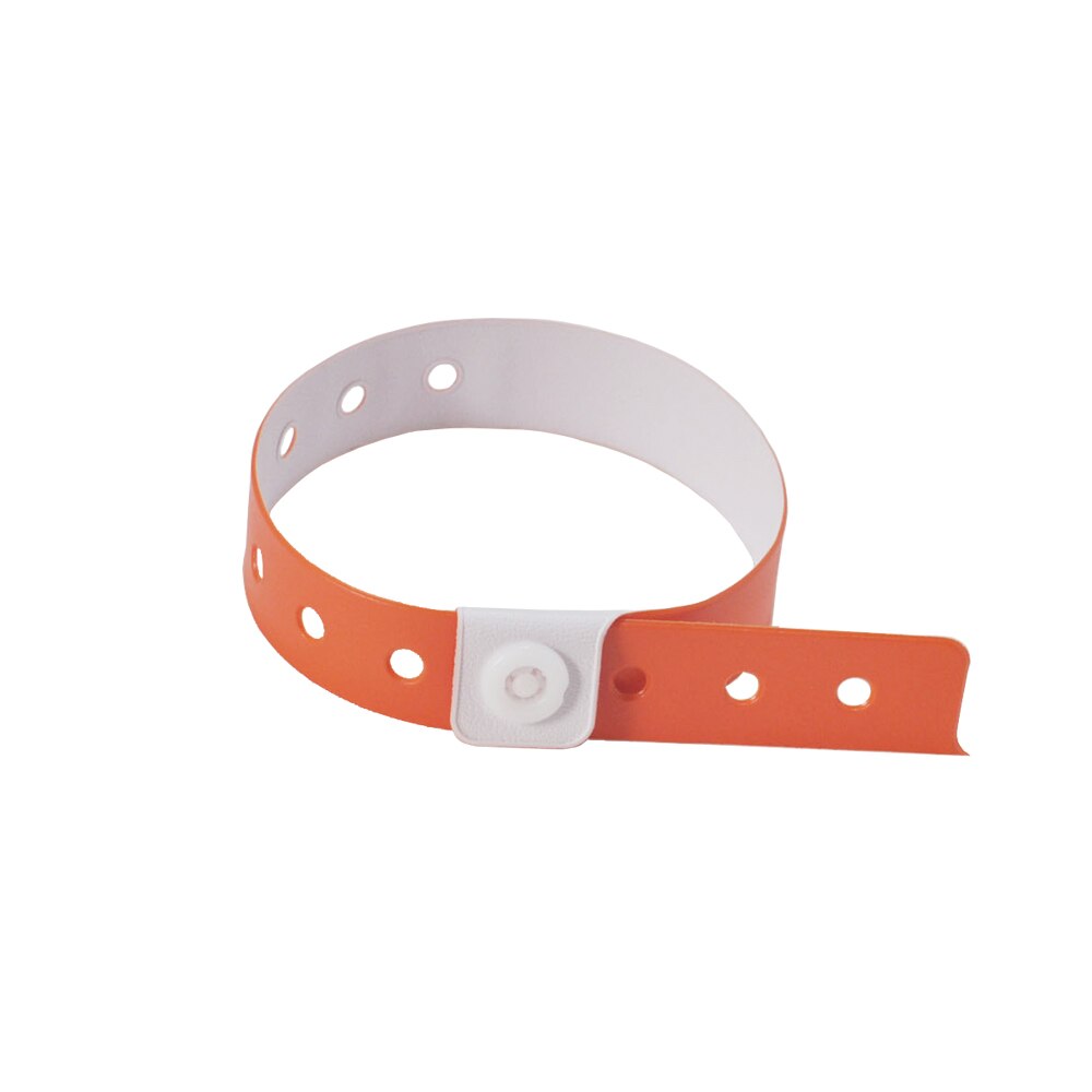 5 kleuren Plastic Polsbandjes-500 Count Meer Stevige Polsbandjes Voor Partijen Events 16mm x 250mm: Orange
