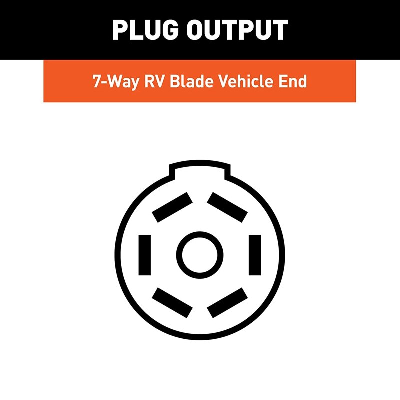 7-Pin Trailer Wiring Harness 56431 Vehicle-Side Custom RV Blade Trailer Wiring Harness for Ford Ranger
