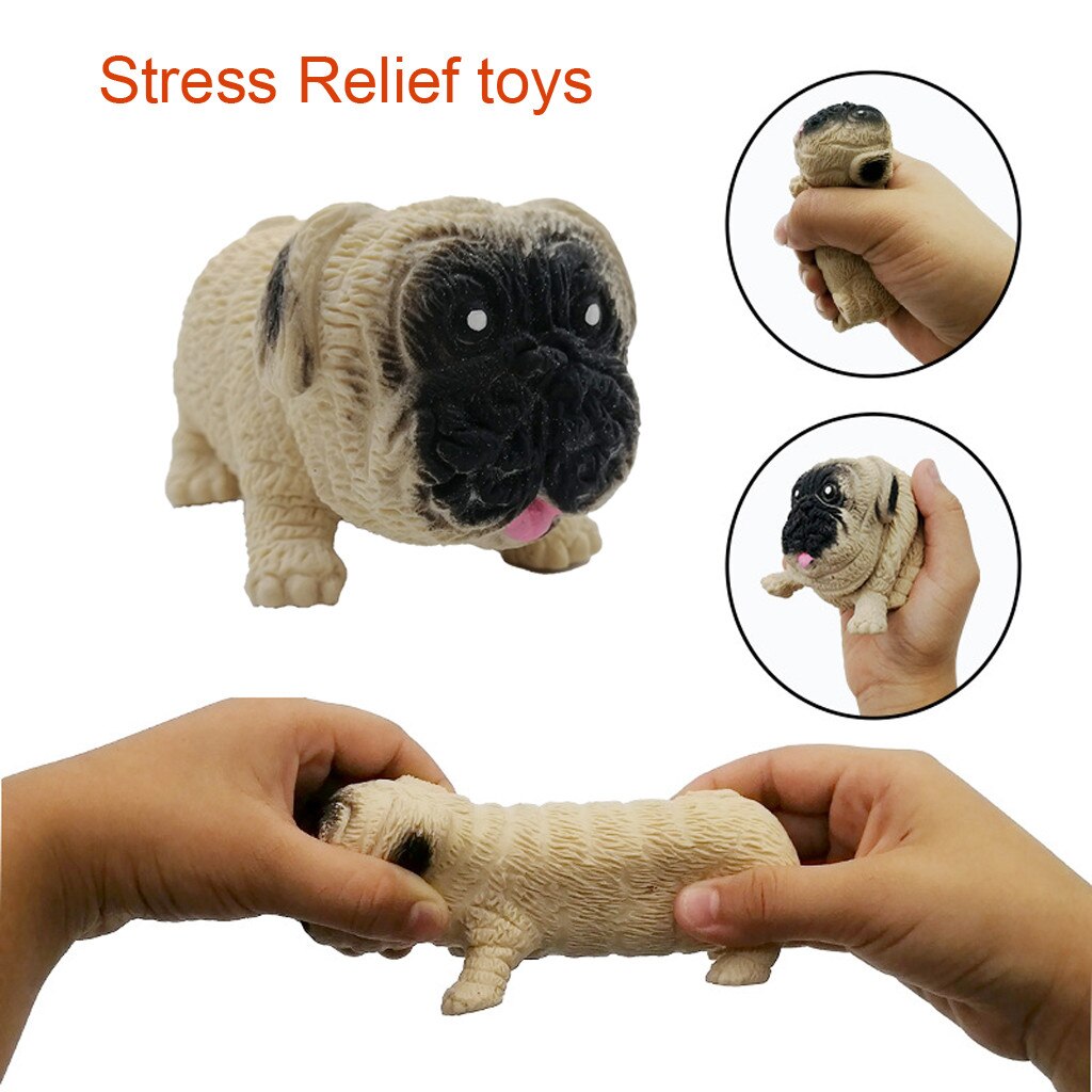 Stress Reliever Speelgoed Squishes Squeeze Creatieve Ontluchting Decompressiontoy Novelty Bananasplit Pug Speelgoed Voor Kids Christmas