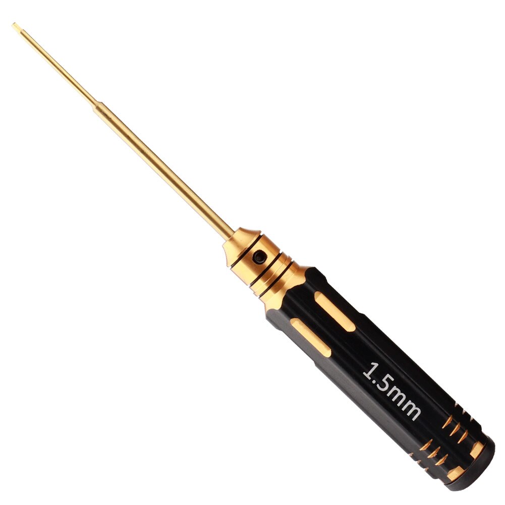 1.5mm 2.0mm 2.5mm 3.0mm Phillips Screwdriver Cross Screw Driver Non-slip Titanium Plating Process Repairing Tool for RC Aircraft: 1.5mm