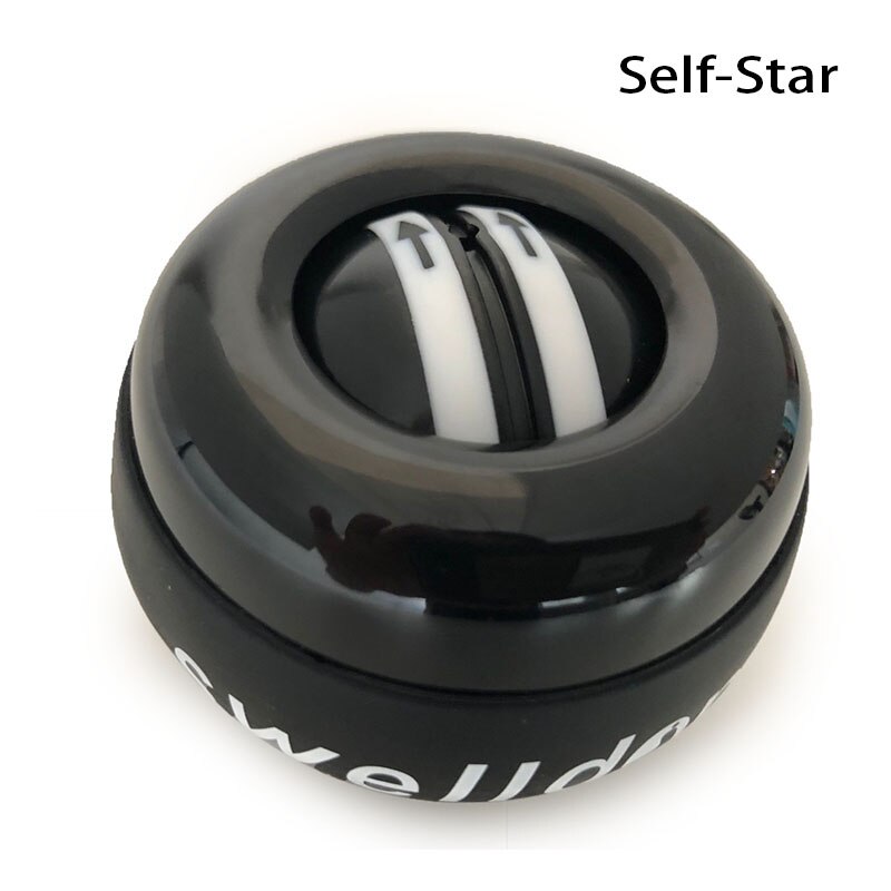 Giroscopio de bola de muñeca para gimnasio, ejercitador de agarre de mano, giroscopio de fuerza para Fitness, relajación muscular, 30 libras: Gris oscuro