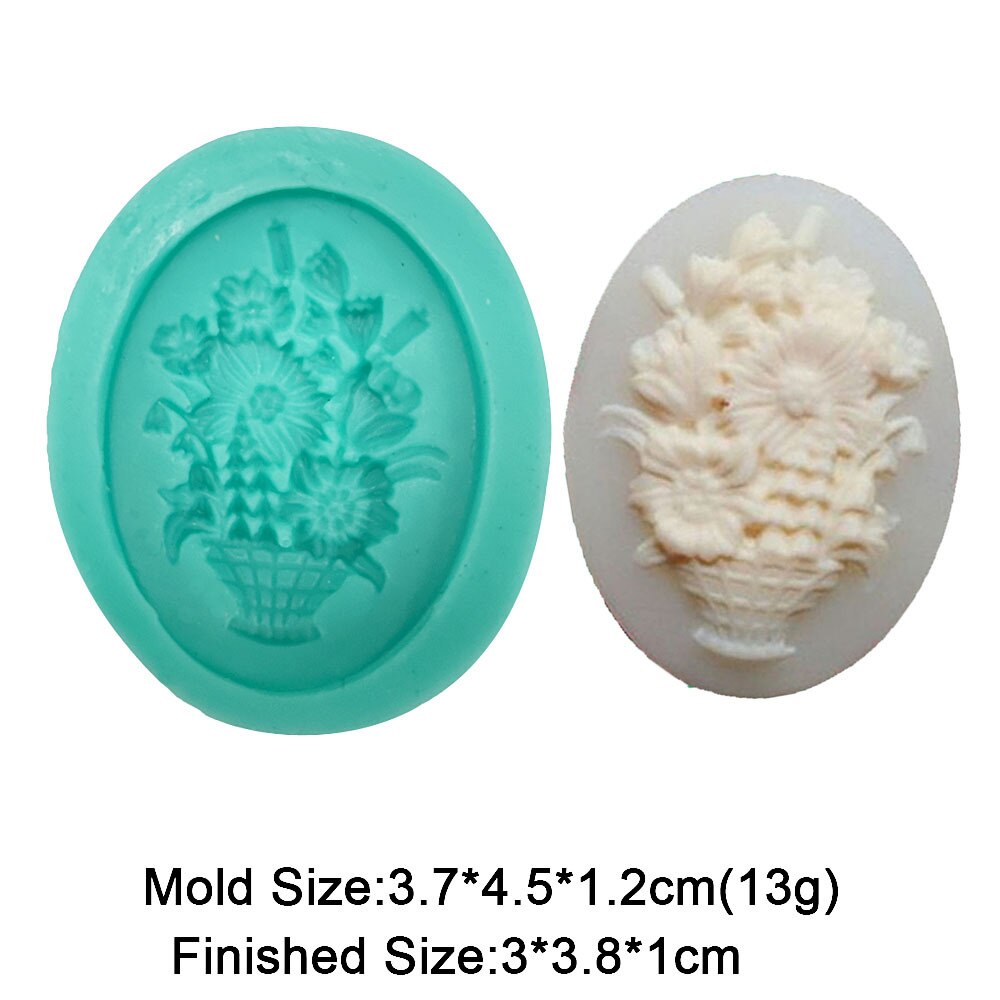 Kwiat kremówki silikonowe formy do kubka dekorowanie róża z żywicy glina polimerowa dekoracja forma tynk mastyks Aroma Craft Making powieść: F1054HM