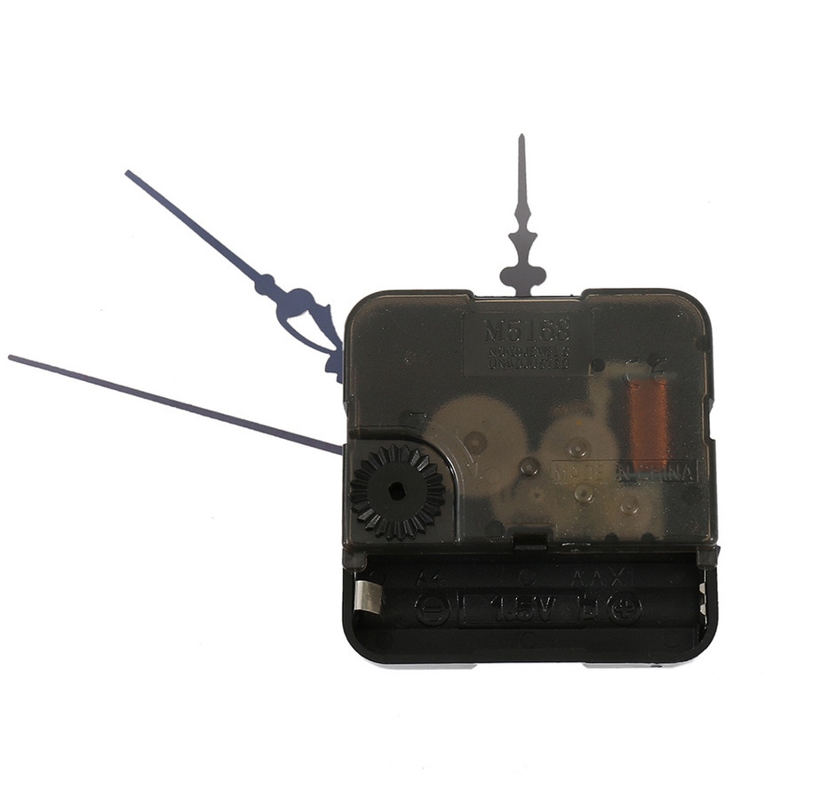 1Set DIY Clock Mechanism Classic Hanging Black Quartz Watch Wall Clock Movement Mechanism Parts Repair Replacement Essential Too