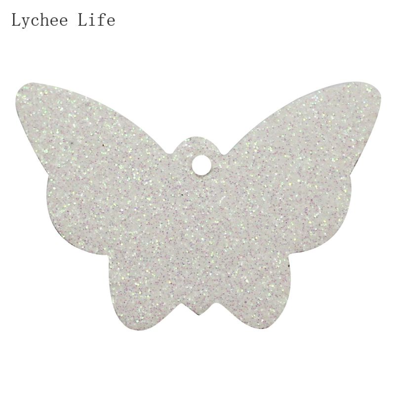 Lychee Leven 10 Stks/partij Vlinder Lederen Pads Handgemaakte Diy Oorbellen Oorsteker Sieraden Materiaal Leer Maken Accessoires: 12