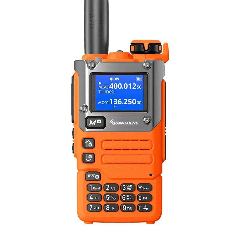 Quansheng UV-K5(8) UV-K58 UV-K6 UVK58 pomarańczowe radio dwukierunkowe 50-600MHz AM FM typu C ładowanie wielopasmowe UV-K5 aktualizacja quansheng k58: EURO