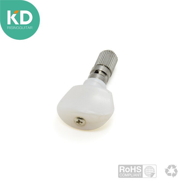 6 uds Banjo blanco clavijas de afinación de llave cabezas de máquina de piezas para Banjo BJ