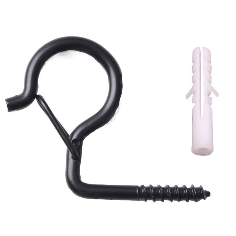 20/40 sztuk śrubin sufitowe haki lampy uchwyty na haki nadaje się robić światła zewnętrzne Birdhouses zestaw haczyków z gwintem domowym