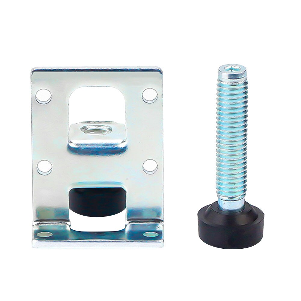 Nivelador de patas de acero para muebles estante de mesa, protección de herrajes para suelo resistente, tornillos antideslizantes de pie, altura ajustable, 4 Uds.