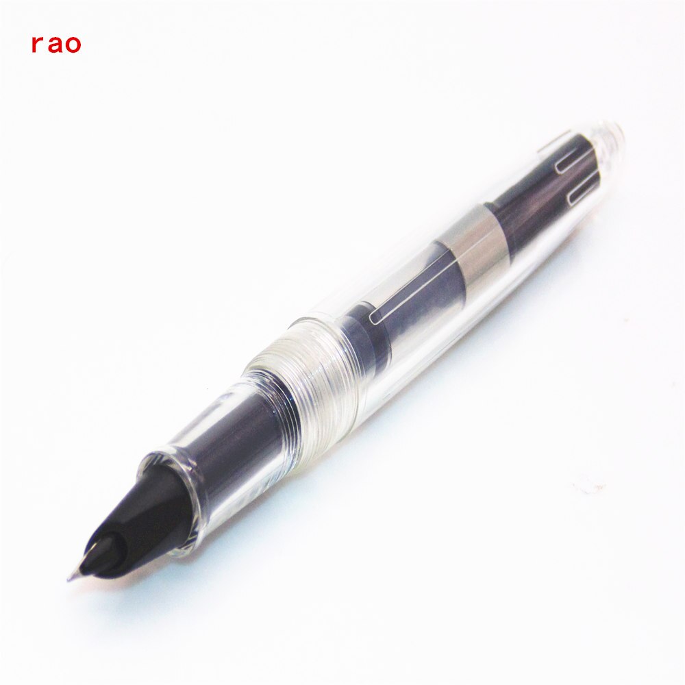 Jinhao 992 bianco Trasparente colore spirale studente ufficio extra bene pennino Fontana penne Nuovo