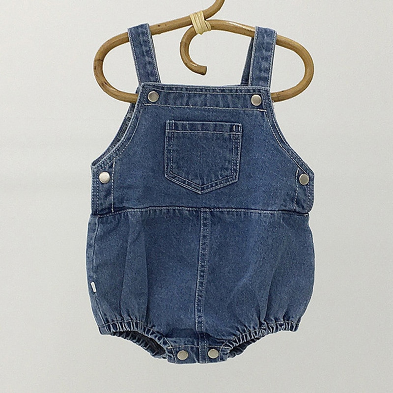 Milancel bebê roupas infantis meninas bodysuits sem mangas meninos macacões bolso do bebê uma peça