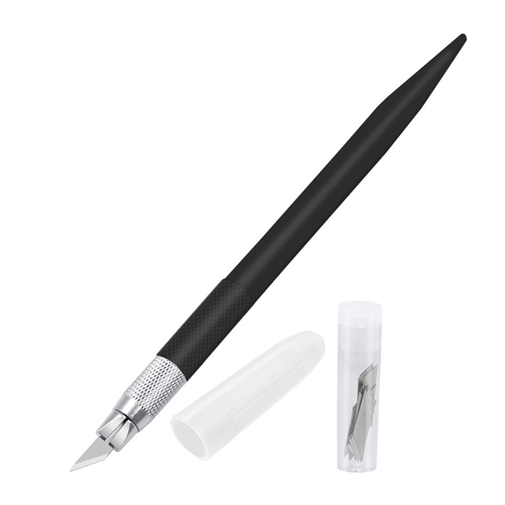 Craft Cutting Tools Blade Paper-Cutter Replace Blade Craft Cutting Knife DIY Art Wear-Resisting Art Cutting Tool: Black