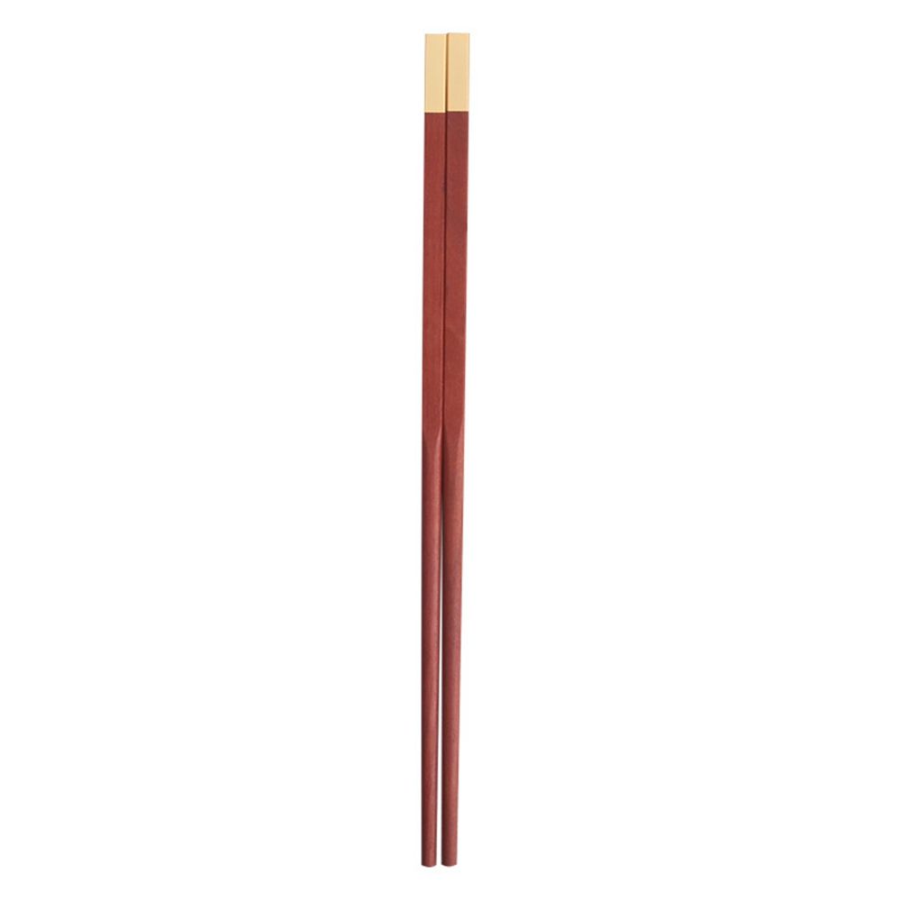 Handmade Natural Mahogany Wenge Wood Sushi Chopsticks Set Value Sushi Chinese Style Household Wooden Chopsticks: Sandal Wood-B