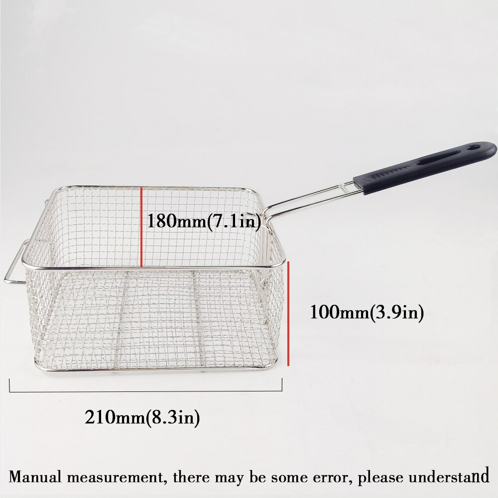 Home Use Electric Deep Fryer Multifunctional Household Commercial Stainless Steel Grill Frying Pan French Fries Machine