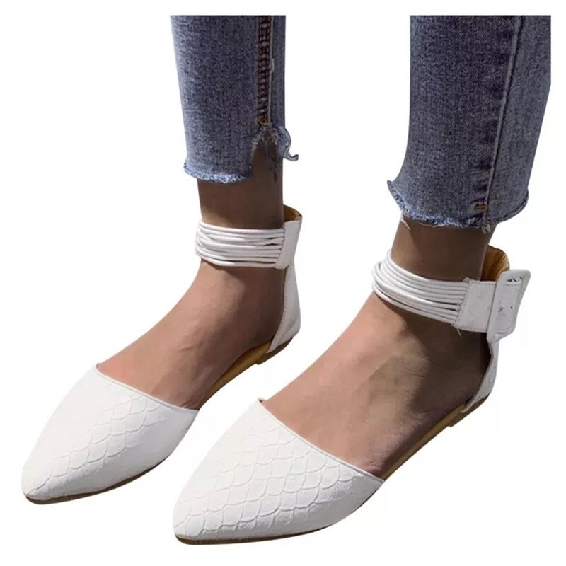 Flocking Shoes Women Spring Autumn Flat With Sandals Hollow Out Beach Footwear Shallow Shoes Ladies Casual Shoes: White / 5.5
