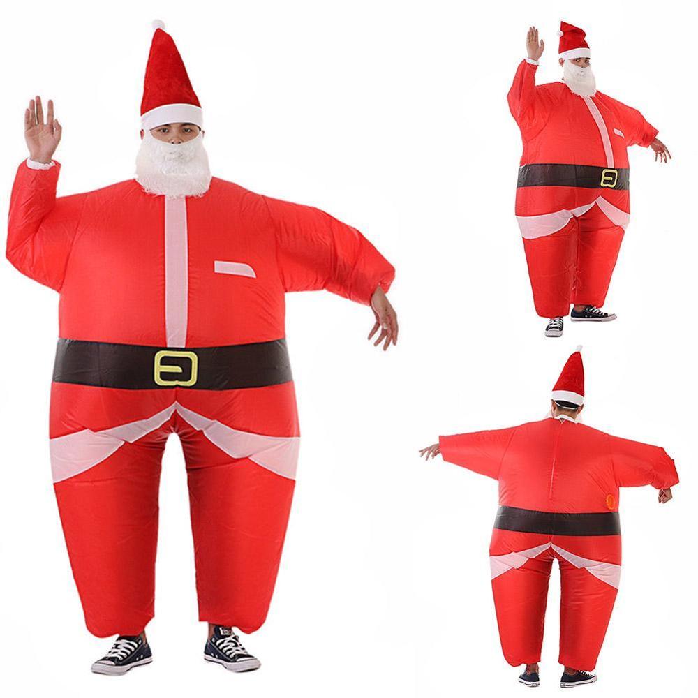 Santa Claus inflatable suit Halloween Christmas Inflatable Santa Claus Mascot Costume