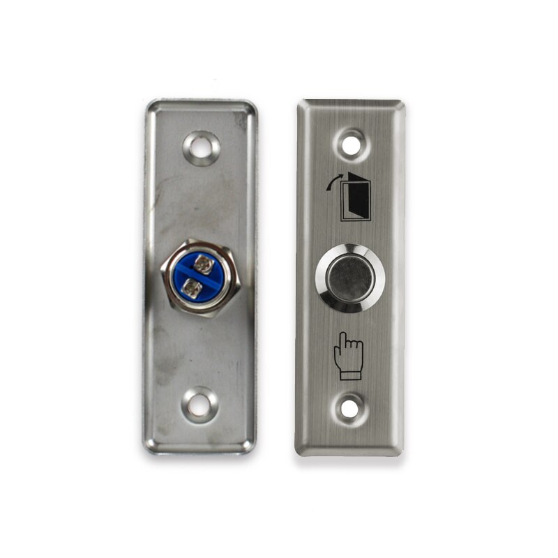 Exit Button Release Push Switch with Blue LED Light for Access Control System for Home Security Protection