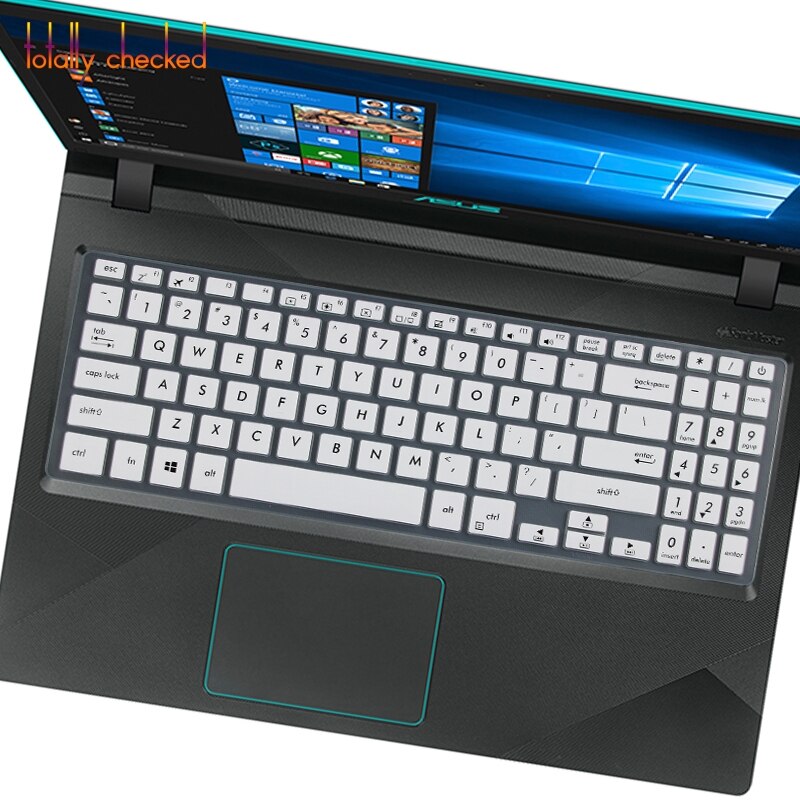 For Asus VivoBook 15 YX560U Y5000 X507 X507U X507UA X507UB X507UD x560ud X560 15.6 inch Laptop Keyboard Cover Skin Protector: white