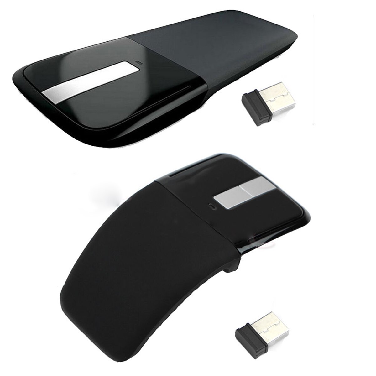 SOONHUA Mouse Optical Arc Touch Mouse Wireless Mouse Mice With USB Receiver 2.4GHz For PC Laptop Computer