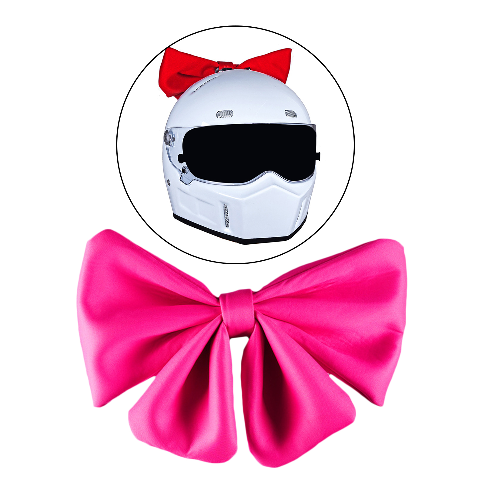 Décoration de casque de moto pour femmes et filles, accessoire de coiffure pour casque de moto, décoration de voiture, de style