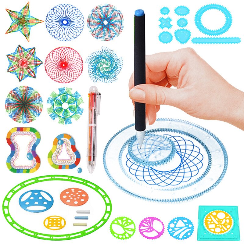 Multi-function Painting Drafting Tools For Students Toys Children Learning template ruler drawing ruler stationery student toys