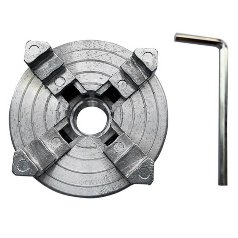 Vier 4 Klauwplaat Z011A Voor Metalen Mini Draaibank M12X1Mm Schroefdraad Terug 1.8 ~ 56Mm/12 ~ 65mm Mini Spantang Draaibank Accessoire: Default Title