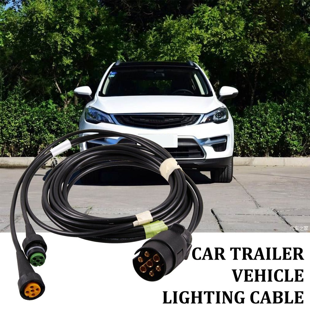 7-Core 4M Lighting Cable Set For Automotive Trailer Vehicle Lighting Cable Car Modification Accessories