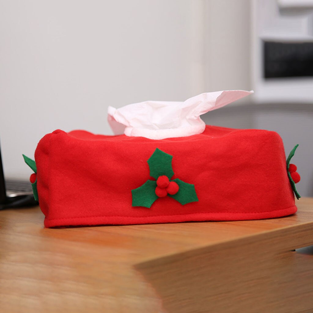 Year Christmas Decorations Christmas Tissue Box Set Christmas Desktop Decoration Tissue Box: A