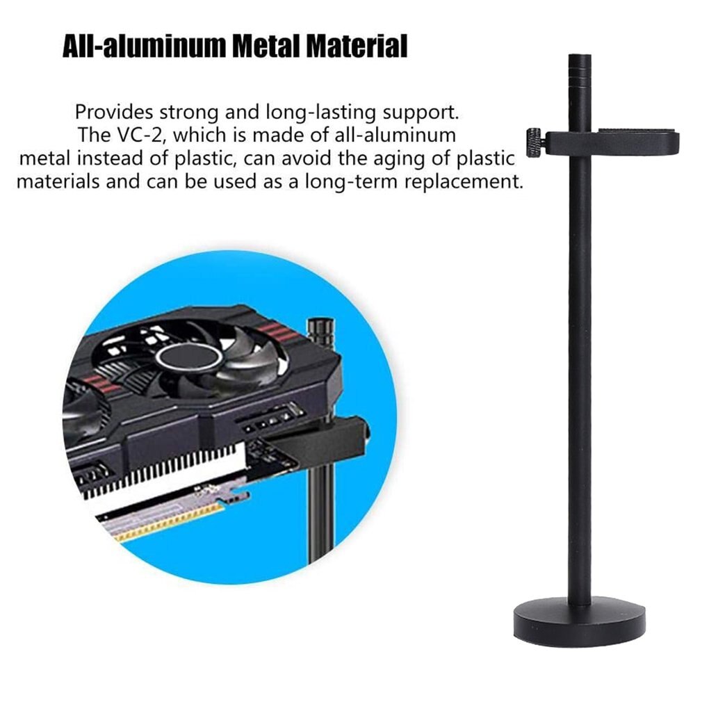Computer Cooling System Components Display Card Support Frame Aluminum Alloy Display Card Fixed Support Module Cooling Bracket
