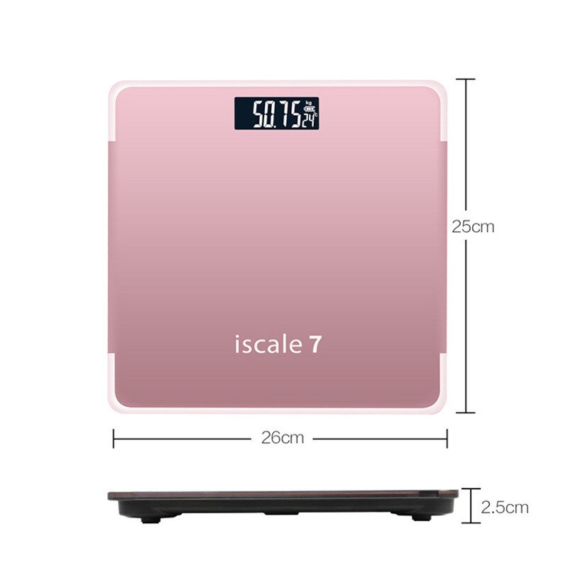 Badkamer Floor Lichaamsgewicht Glas Intelligent Smart Weegschalen Lcd Elektronische Weegschalen Home Digitale Lichaamsvet Schaal Xc