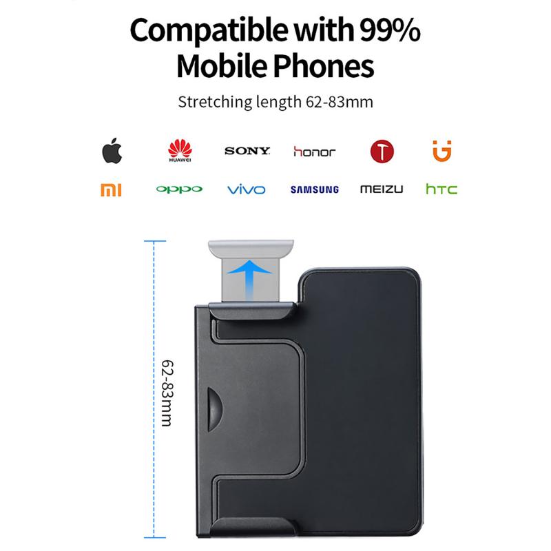 Capgrip Draadloze Bluetooth Smartphone Selfie Booster Handgreep Telefoon Stabilizer Stand Houder Ontspanknop 1/4 Schroef