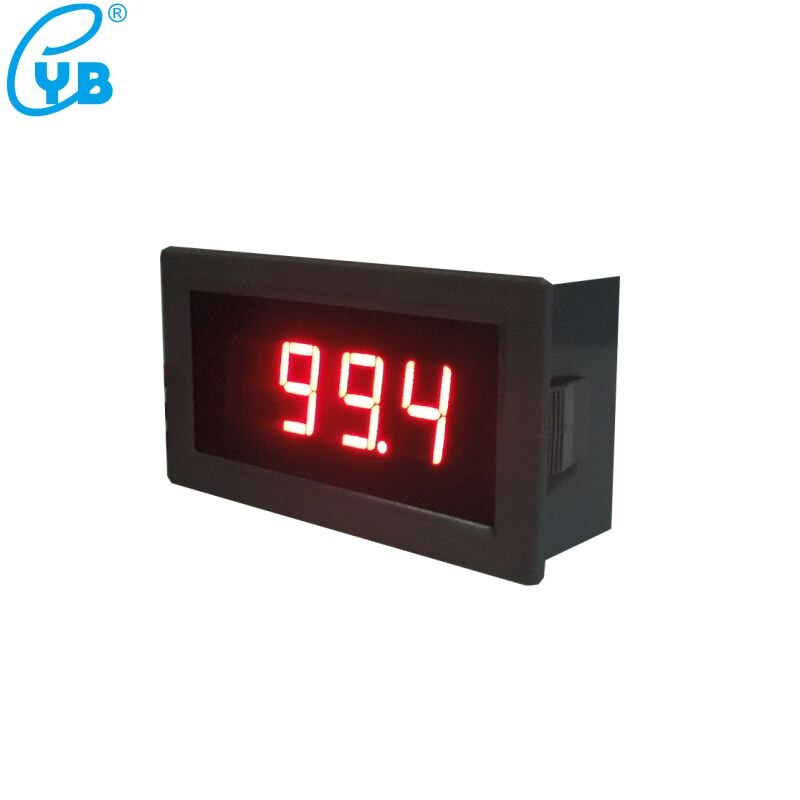 DC100A Ammeter LED Digital Ampere Panel Meter Current Tester Ampere Amp Gauge with Shunt 100A 75mV 3 1/2 LED Display Red Blue