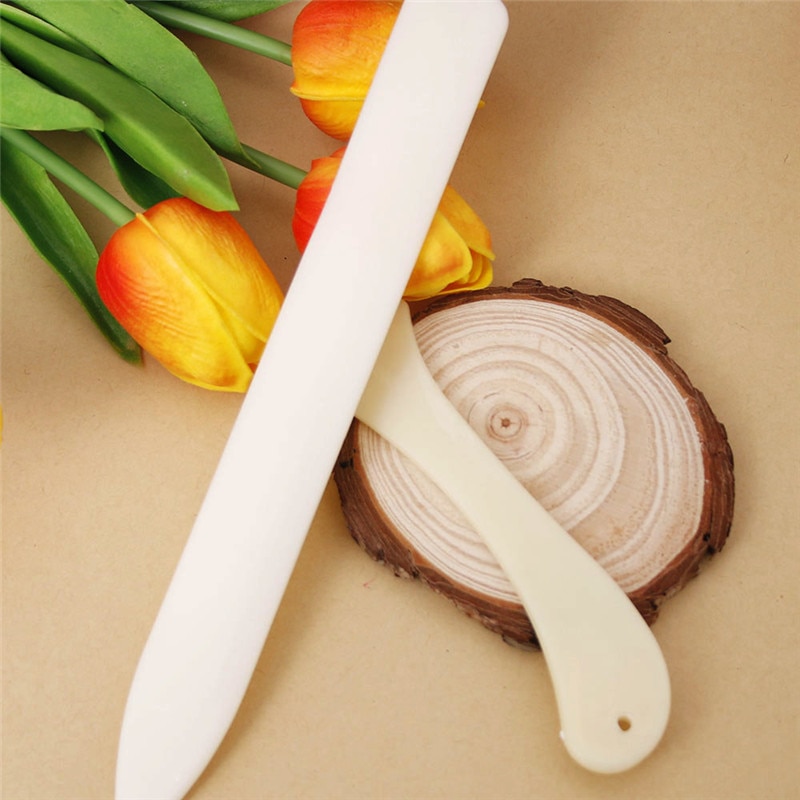 2Pcs/Set Bone Folder Craft Tools For Leather Scoring Folding Creasing Paper Home Handmade Accessories DIY Tool