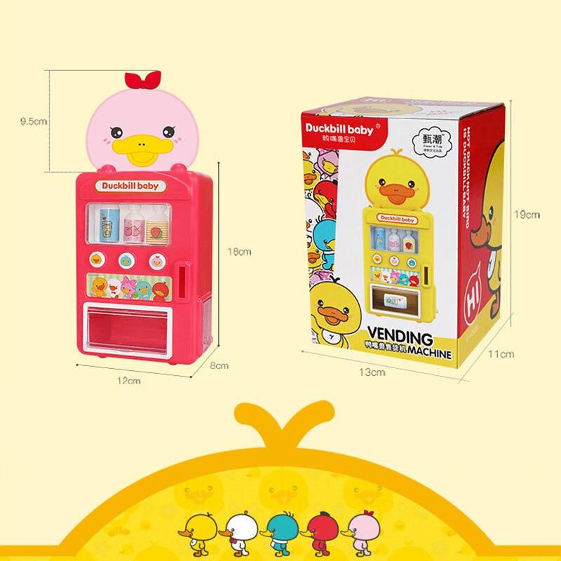 Speelgoed Vogelbekdier Automaat Kinderen Speelhuis Puzzel Muntautomaten Drankautomaat Jongen Meisjes Speelgoed