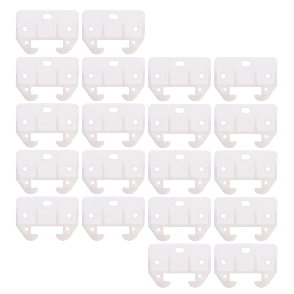 20pcs Plastic Drawer Guides Drawer Track Guides Track Guide Replacements