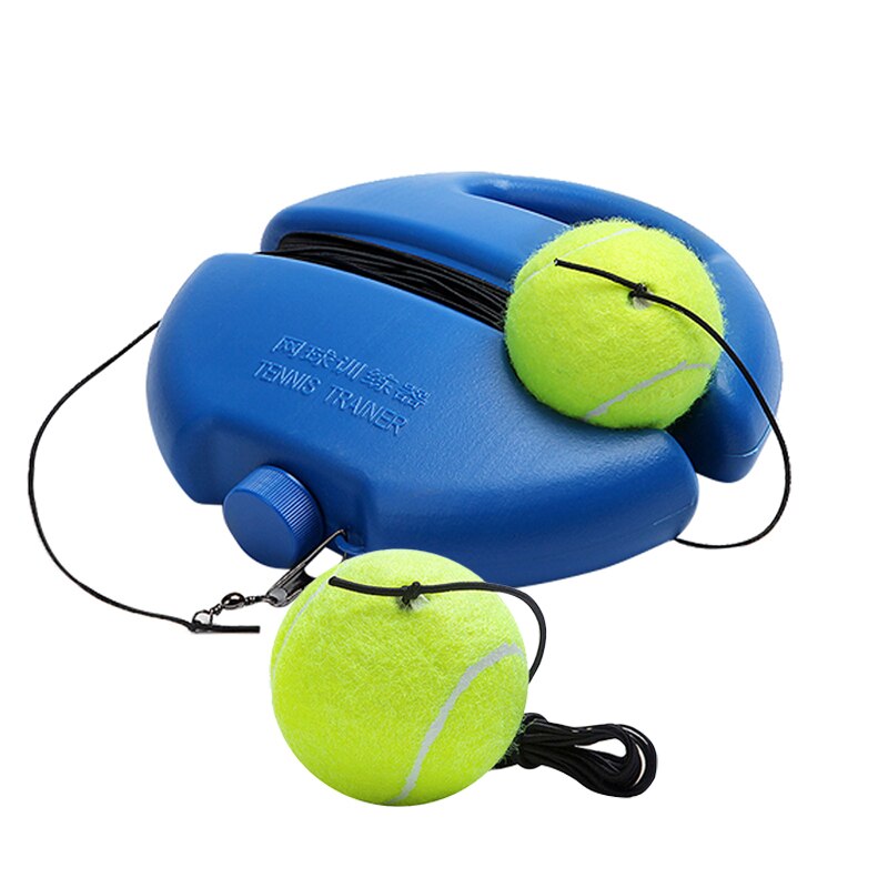 Heavy duty tennistreningshjelpemidler verktøy med elastisk tauballtrening selvbetjent rebound tennistrener partnersparringsenhet