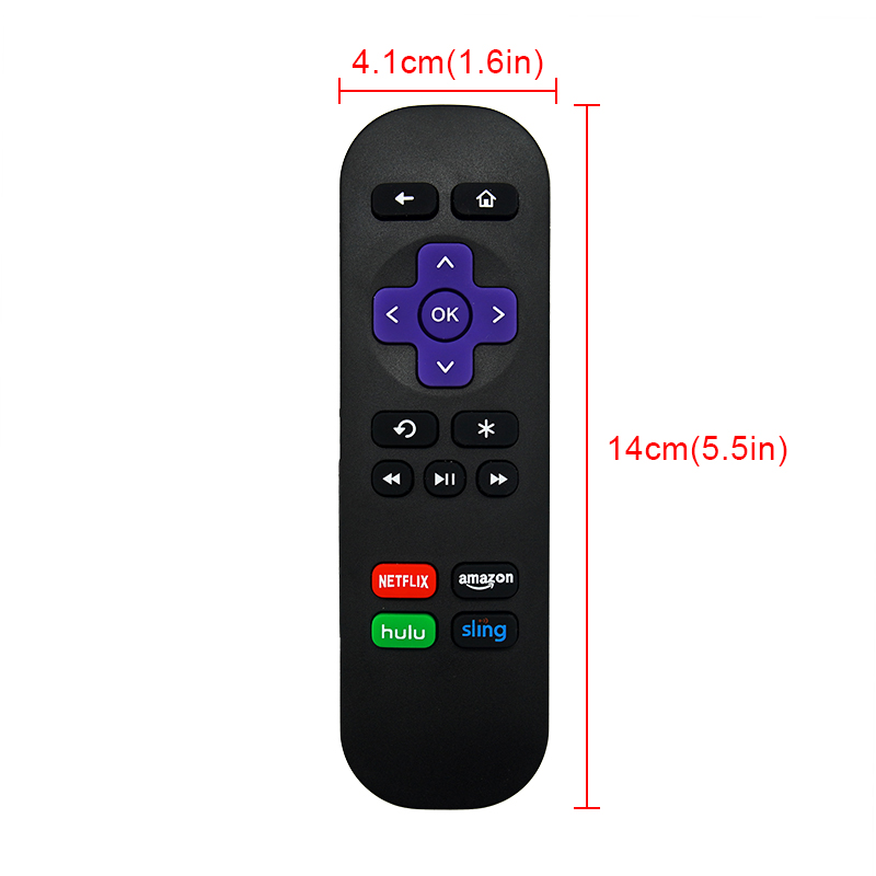 Rc680 Fernbedienung für Roku Express, für Roku Premiere, für Roku Box, für Roku Play Roku 1 2 3 4 [Nicht für jeden Stick oder TV]]