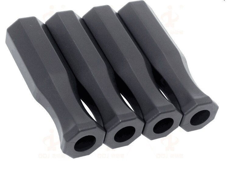8 pcs Soccer Table Handle Grip Fussball Table Football Rubber Handle Grip Replacment Part Tables Foosball Accessories Black