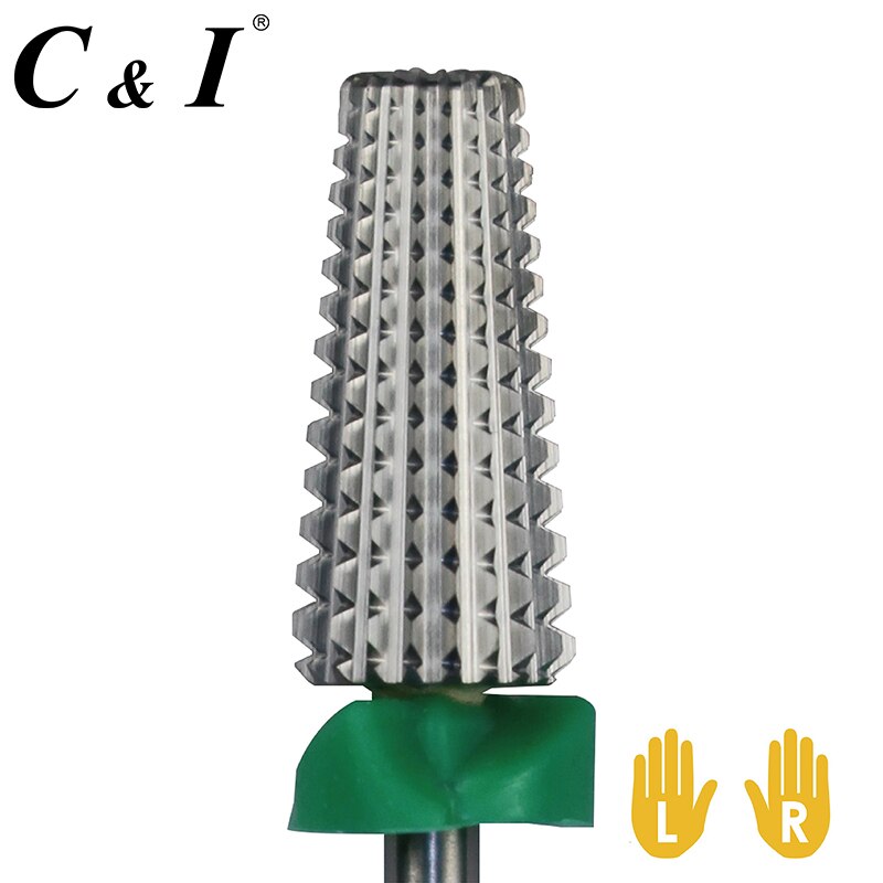 C & I taladro , multifunción, brocas para uñas de forma cónica 5 en 1, para máquina de manicura: Coarse -C
