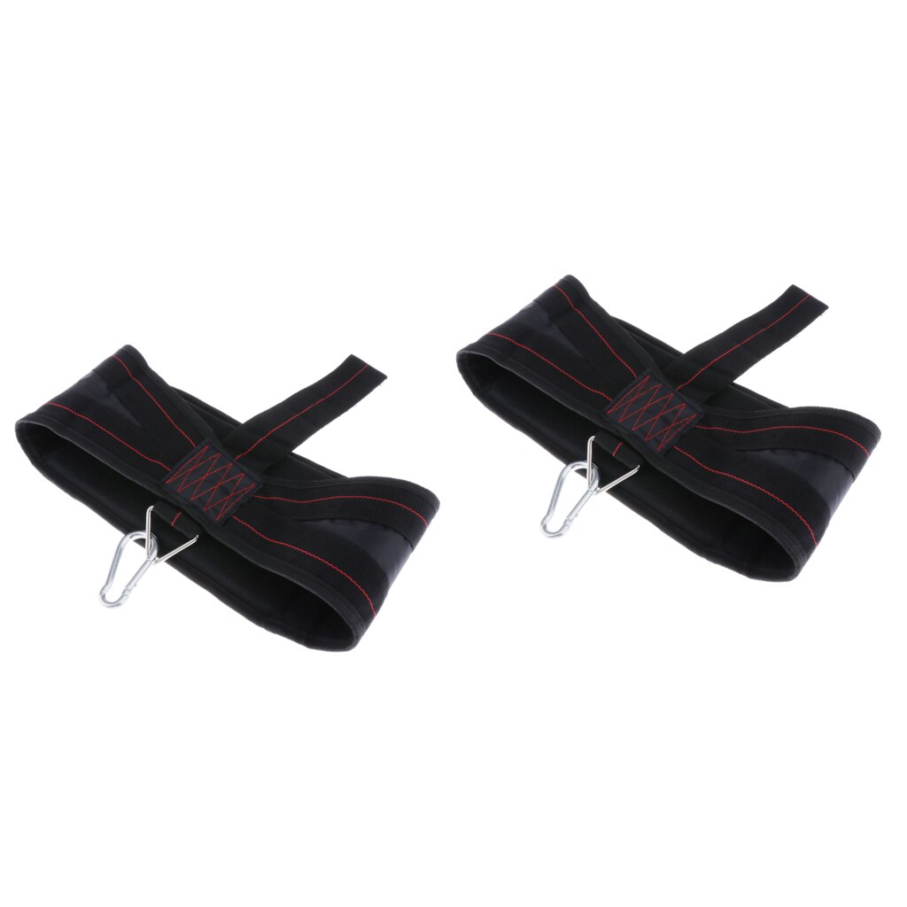 2 Pack Gym Hanging Ab Straps Fitness Abdominal Straps - Comfort & Durable