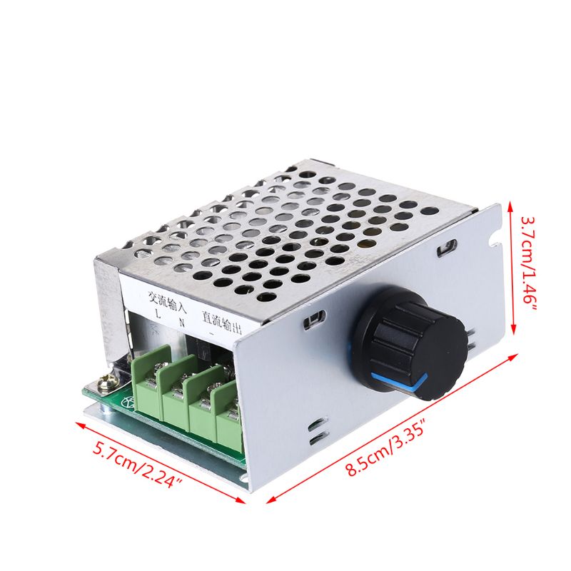 Ac-inngang 220v dc-utgang 10-210v pwm 220v dc-børstehastighetsregulator