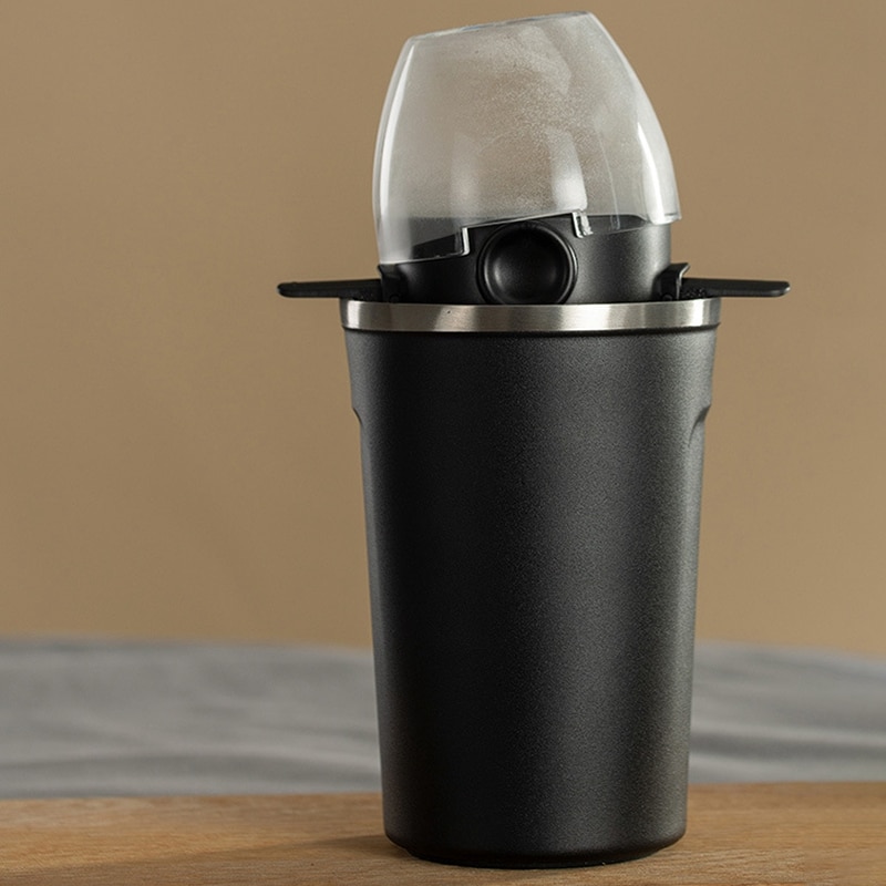 Kaffefilter med kopp bärbar dropp kaffe tehållare trattkorgar återanvändbar teinfusionsanordning och stativ kaffedroppare